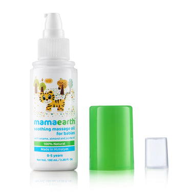 Mamaearth Soothing Massage Oil for Babies (100 ml, 0-5 Yrs,White)